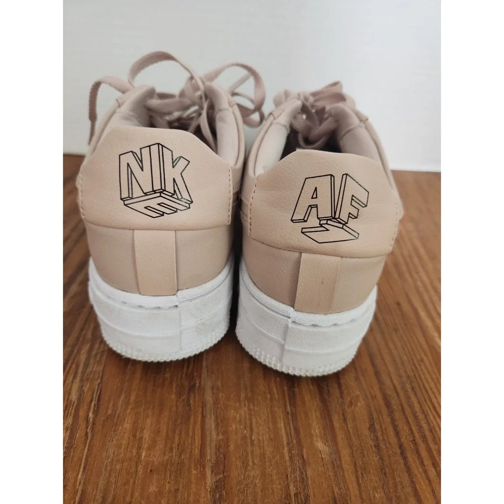 Nike Air Force 1 AF1‎ Pixel Particle Beige Platform Sneakers Size 9 СК6649-200